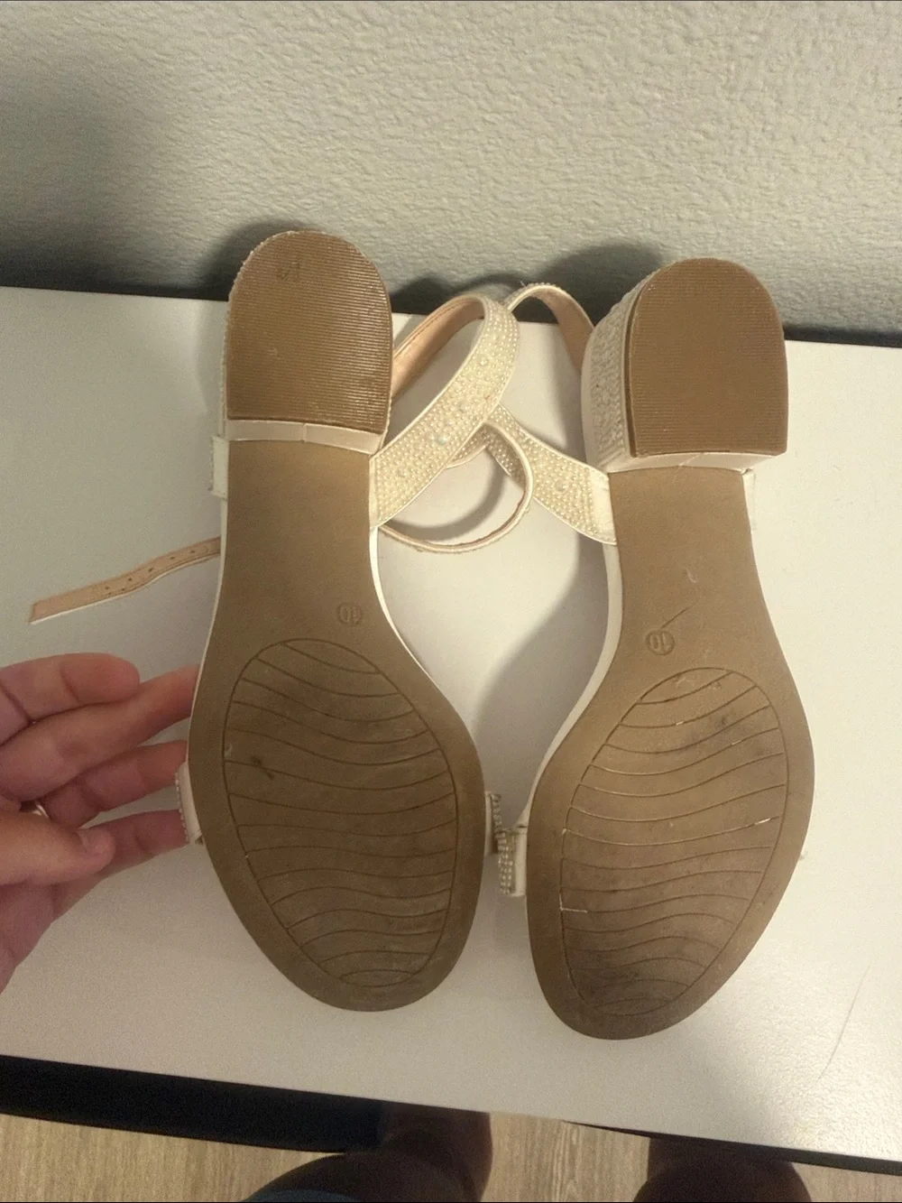 Women's Pearl Low Heel Sandals